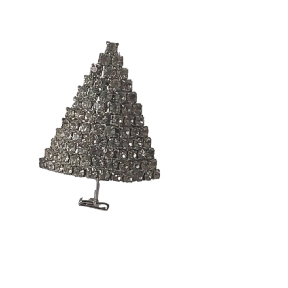 CRYSTAL‎ CHRISTMAS TREE PIN BROOCH